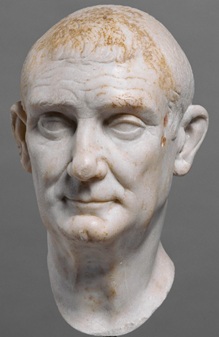 A Man, ca. 70 CE, Kunsthistorisches Museum, Wien, Antikensammlung I 1577
